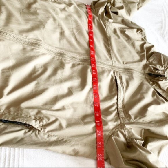 REI Co-op Beige Lightweight Full Zip Jacket With Hood - Size M - Picture 10 of 12